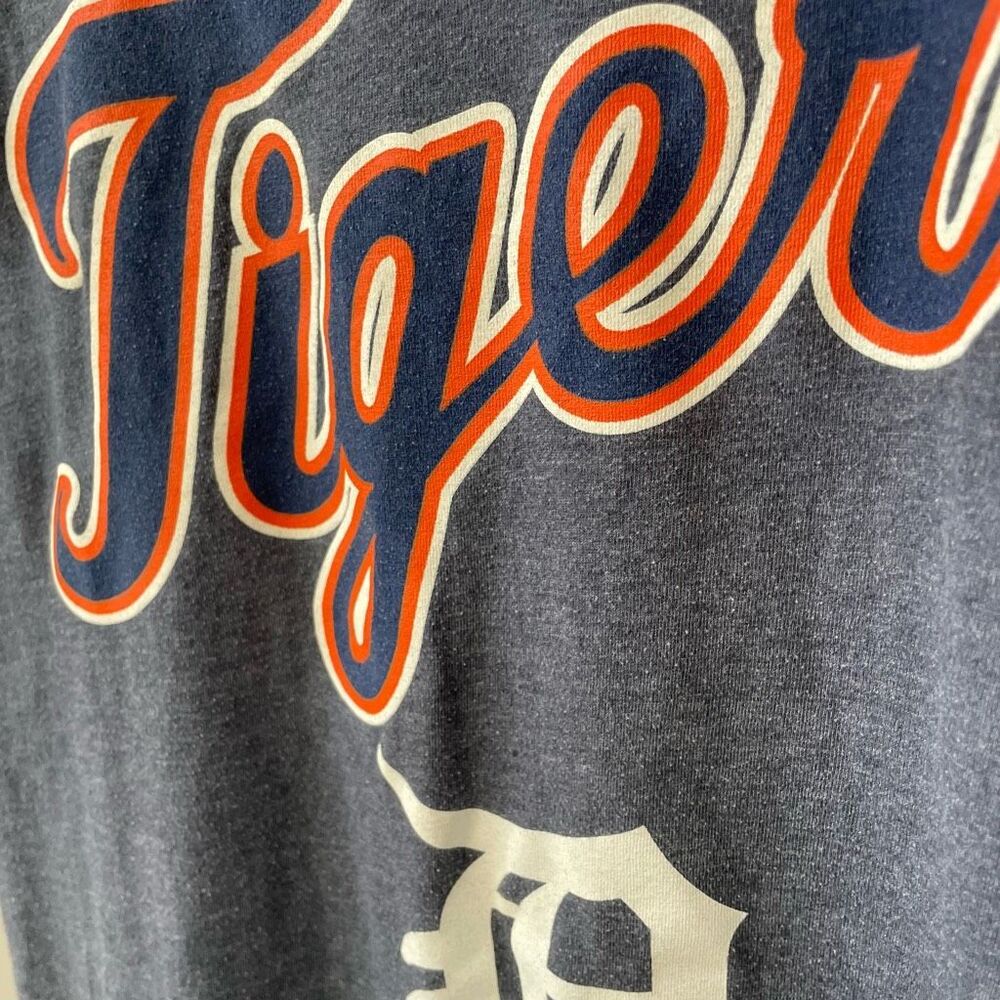 MLB Detroit Tigers Blue Heather Tshirt S - Picture 3 of 5